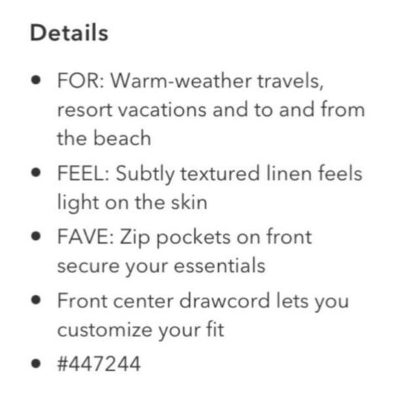 NEW ATHLETA Cabo Wide Leg Chambray Blue Linen Pants Lightweight - Picture 5 of 6